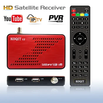 KOQIT DVB S2 IPTV Decodor DVB-S2 Receptorilor gratuit, tv prin satelit Receptor Satelit Finder RD/CS Auto Biss VU DVBS2 cutie Înșelătorie Youtube
