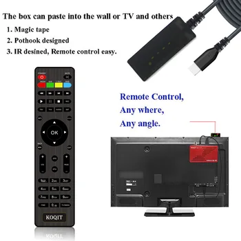 KOQIT DVB S2 IPTV Decodor DVB-S2 Receptorilor gratuit, tv prin satelit Receptor Satelit Finder RD/CS Auto Biss VU DVBS2 cutie Înșelătorie Youtube