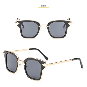 YUMOMO Brand de Moda ochelari de Soare Patrati de sex Masculin Brand de Lux Ochelari de Soare Pentru Femei Designer de Metal Nuante Reci Oculos