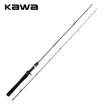KAWA Tijă de Pescuit Super-Lumina Moale Tija de 1,8 m 2-8g Atrage Turnare Și Tijă Filare 2 Secțiunea Costum De Nailon Linie 0.8-1.5#