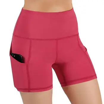 Femei Plus Dimensiune Talie Mare Burtica Control Antrenament Jambiere Pantaloni De Culoare Solidă De Funcționare Atletic Jambiere Cu Buzunare