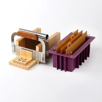 Render de Luare de Săpun Kit de Mucegai Silicon cu Separatoare și Instrumente de Tăiere Manual DIY Vârtej Săpun Mucegai