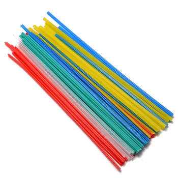50pcs Plastic Vergele de Sudare cu 25cm Sudor Bastoane 5 Culoare Alb/Albastru/Galben/Rosu/Verde