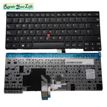Iluminare tastatura laptop SP spaniolă pentru lenovo t440 L440 E431 T440S T431S MP-12M16E0-0621 SG-58850-2EA cu iluminare din spate original negru