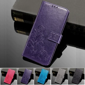 Caz de telefon pentru Samsung Galaxy S4 Mini GT-I9190 i9192 i9195 S4 I9500 i9505 Caz de Lux, Flip-Relief din Piele Telefon Stand Book Cover