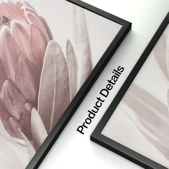 Arta De Perete Panza Pictura Crizantema Roz Trandafir Floare Mare Nordice Postere Si Printuri Poze De Perete Pentru Camera De Zi Decor De Perete