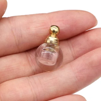 Farmec de modă Clar Quartzs Sticla de Parfum de Farmece Pandantive Pentru Decorare DIY Brățară Brelocuri Accesorii Bijuterii