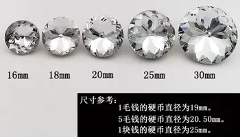 50pcs/lot Ridicata 36 De Vedere Redbud Cristal Butoane Canapea extensibilă de Perete Diamante/Diamant/Clar Tapițerie Bordura Butoanele de 20/25mm