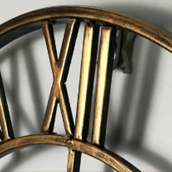 Nordic Metal Numeral Roman Ceasuri De Perete Retro Agățat Ornament, Decor Acasă Ceas De Perete