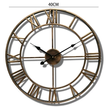 Nordic Metal Numeral Roman Ceasuri De Perete Retro Agățat Ornament, Decor Acasă Ceas De Perete