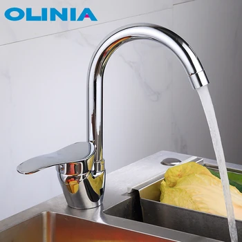 Olinia robinet de bucatarie robinete de bucătărie robinet de bucătărie Chiuveta de Bucatarie Robinet Robinete Cu un Singur Handler Clasic Pentru o Viață Sănătoasă OL8095