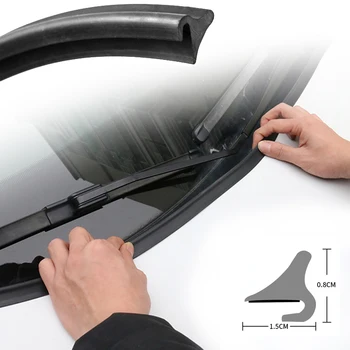 Pentru Kia Stinger 2018-2020 DIY Mașină de Etanșare Benzi Windshied Spoiler de Umplere a Proteja Marginea Chederul Benzi Autocolant Accesorii Auto