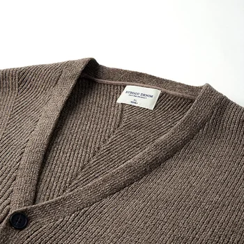 KUEGOU toamna barbati pulover Brand cald tricotate Tricotaje moda leisure pulovere cardigan bărbați plus dimensiune BZ-12657