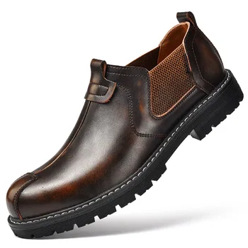 Sosire New Retro Bullock Design de Oameni de Afaceri Clasic Formale Pantofi cu varful Ascutit din piele pantofi Barbati Oxford Pantofi Rochie 2020 nou wed