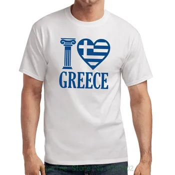 Eu Iubesc Grecia Griechenland Greacă Hellas Varoufakis S-Xxl Tricou Tricouri Casual Brand De Îmbrăcăminte De Bumbac