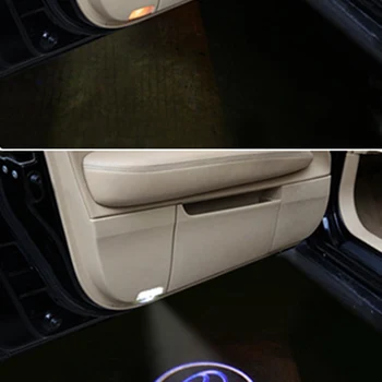 Led-uri auto ușa logo proiector bun venit lumina laser Ușă de lumină se potrivesc Pentru Toyota Highlander Camry, corolla coroana Prado Prius