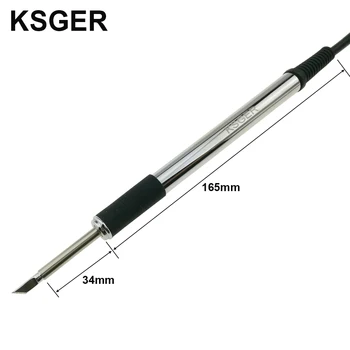 KSGER din Oțel Inoxidabil 9501 Electrice de Lipit Lipire Maner Pentru Hakko T12 Fier de Lipit Sfaturi T12 STM32 OLED Controller