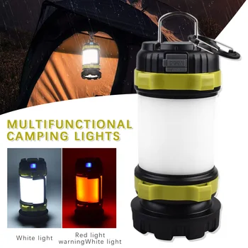 Reîncărcabilă LED Camping Lanternă USB, Lanterna Felinar T6 Margele Estompat lumina Reflectoarelor, Lumina de Lucru rezistent la apa Searchlight Emergece