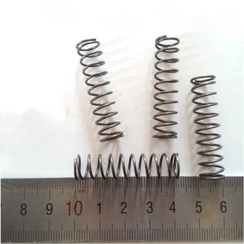 10BUC Personalizate de Metal de Primăvară, Mici de Sârmă cu Diametrul de Arcuri de Compresie ,1.2 mm Diametrul Firului*8mm Afară Diametru*(10-50)mm Lungime