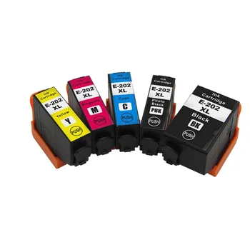 5 Slot Compatibil Cartuș de Cerneală pentru Epson T202 202XL Epson Expression Premium XP-6000 XP-6005 Printer