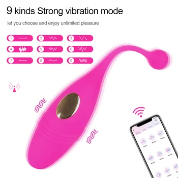 Jucarii sexuale Bluetooth Dildo Vibrator pentru Femei fără Fir Control de la Distanță APP Vibrator Purta Vibratoare Chilotei Jucării pentru Cuplu Sex-Shop