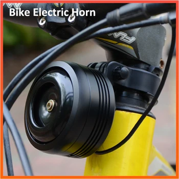 Clopot de biciclete Electrice Corn cu Alarma Super Sunet pentru Scutere Biciclete MTB de Încărcare USB 1300mAh Siguranța Anti-furt de Alarmă 125db Tare