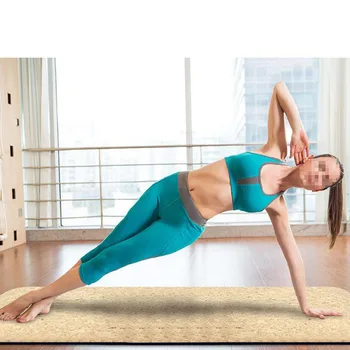 Plută naturală TPE Yoga Mat Eco-Friendly, Non-Alunecare 183*61cm Pilates Mat Masaj Yoga Exercițiu de Fitness sală de Gimnastică Acasă Pad Sportive