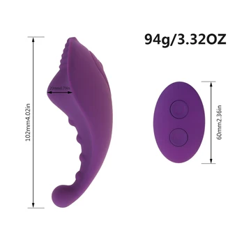 Complet Echipate Portabil Vibratorul Clitoridian Masturbari Anal Dublu Stimula 10 Modul Wireless de Control de la Distanță Vibratoare jucarii Sexuale pentru Femei