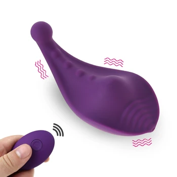 Complet Echipate Portabil Vibratorul Clitoridian Masturbari Anal Dublu Stimula 10 Modul Wireless de Control de la Distanță Vibratoare jucarii Sexuale pentru Femei