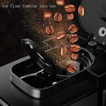Complet Automată Filtru de Aparat de Cafea Rasnita de Picurare Tip de uz Casnic Mici, O Mașină de Slefuire Boabe de Soia Făină de LED-uri de Afișare