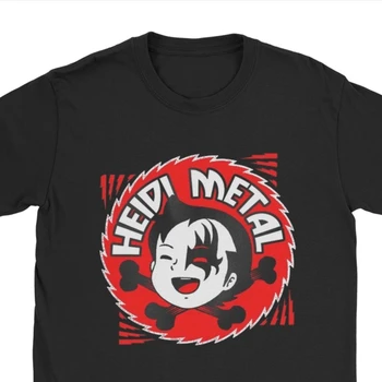 Oamenii lui Heidi Metal Amuzant Tricouri Alpi Capra Anime Îmbrăcăminte Unic Camisas An Nou Fericit Tricouri Topuri tricouri