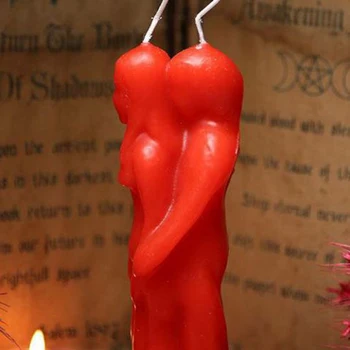 1 BUC Manual Umanoid Lumânare Ritual de Magie Lumânare Pereche de Lumanari de Nunta de sex Masculin Și de sex Feminin Iubitorii de Lumânări Dragoste candela