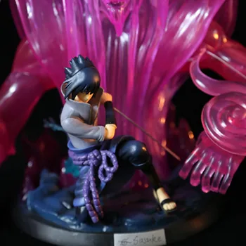 Japonia Anime NARUTO 30cm Uchiha Sasuke Susanoo Lupta geniu PVC figurina de Colectie, Cutie papusa ornamente Jucarii Model