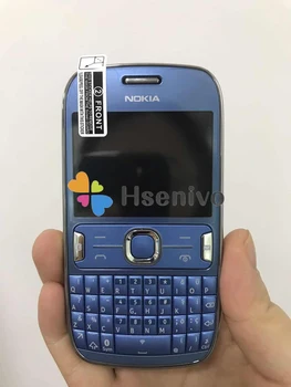ASHA 302 Original Deblocat Nokia Asha 302 rețea 3G, GSM, WIFI, Bluetooth JAVA 3.15 MP aparat de Fotografiat Telefon Mobil renovat