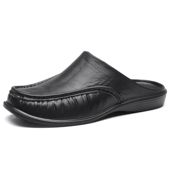 JUMPMORE Bărbați Mocasini Slip On Casual Pantofi de Mers pe jos de Designer de Bărbați pe Jumătate Papuci Confortabili Papuci Moi Dimensiunea 47