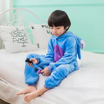 Kigurumi Pijama Roz Unicorn Copii Fata De Pijama Boy Sleepwear Animale Anime Panda Ochi De Dinozaur Trusou Copii Costum Salopeta