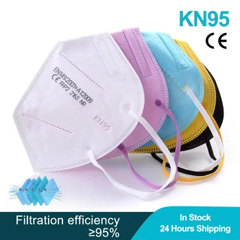KN95 Măști ffp2mask 5 Straturi Gura Masca Reutilizabile KN95 Respirator ffp3mask de Protecție Față Mascarillas Masken CE masque ffpp2mask