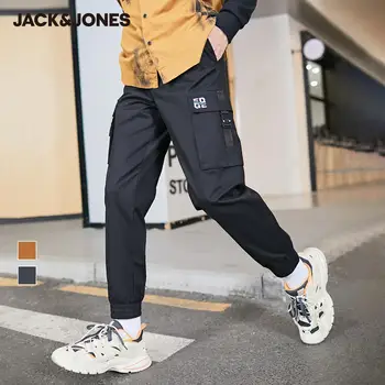 JackJones New Sosire Bărbați Streetwear YKK Zip Zbura de Mare Buzunar de Pantaloni Cargo|220314120
