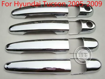Pentru Hyundai Tucson 2005 2006 2007 2008 2009 2010 2011 2012 2013High calitate ABS Cromat Mâner de Ușă Acoperi Auto-styling Auto-capace