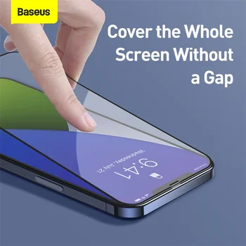 Baseus 0,3 mm Complet Peste Sticlă pentru iPhone 12 Pro 12 Pro Max Ecran Protector Anti-blue Ray HD Flim Front de Sticlă Flim Sticlă Călită