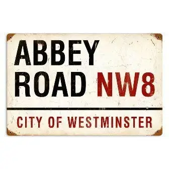 Abbey Road Semne Stradale Vintage Din Metal Sign