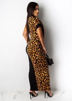 2019 toamna sexy stil de moda de femei din africa de imprimare plus dimensiune lung poliester rochie S-3XL