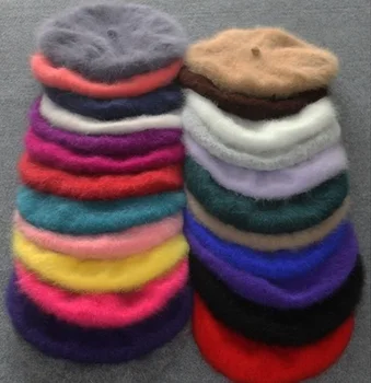 Femei Pluș nurca cașmir Bereta Doamnelor de mână de tricotat pălării de Iarnă caldă tricotat capac transport gratuit H288