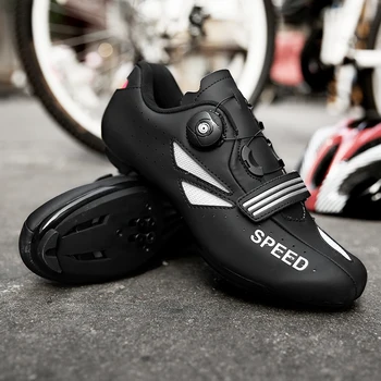 2020 Nouă Dimensiune Mare MTB de Ciclism Pantofi Respirabil în aer liber, Biciclete Rutier Glezna Cizme Atletic Auto-Blocare Adidasi Barbati pantofi de biciclete