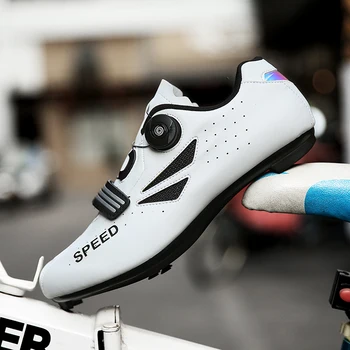 2020 Nouă Dimensiune Mare MTB de Ciclism Pantofi Respirabil în aer liber, Biciclete Rutier Glezna Cizme Atletic Auto-Blocare Adidasi Barbati pantofi de biciclete