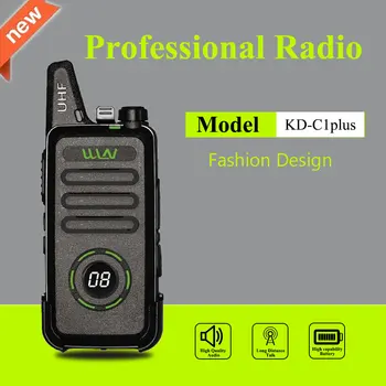 WLN KD-C1 Plus Mini Walkie Talkie UHF 400-470 MHz Cu 16 Canale Două Fel de Radio FM Transceiver KD-C1plus