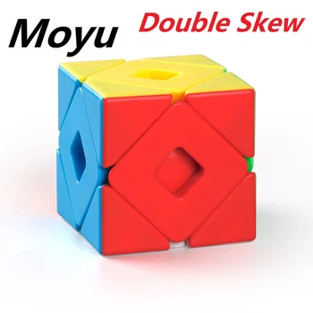 Cele mai noi MoYu meilong dublu skewcubo 3x3 puzzle cub magic Twsit profesionale viteza cubuo magico jucării educative pentru elevi