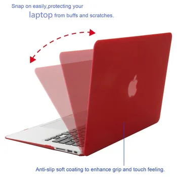 Noi Cristal Mat Laptop Caz Acoperire pentru Macbook Pro 13 Atingeți Bara de Cazuri Retina 15 A1708 A1706 A1707 pentru Macbook Air 13 12 11 Caz