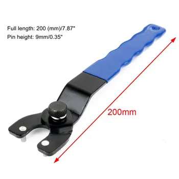 Mâner reglabil Polizor unghiular Cheie Pin Cheie Pin Spanner Plastic Acasă Chei Spanner Instrument de Reparații de 8-50mm
