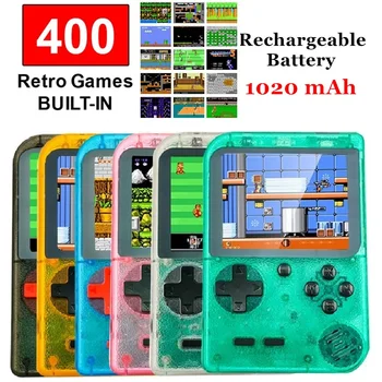 Retro Handheld Consola de jocuri Portabile 8-Bit 400 din 1 Jocuri Clasice FC Consola NES 3